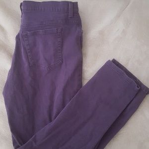 Purple jeans